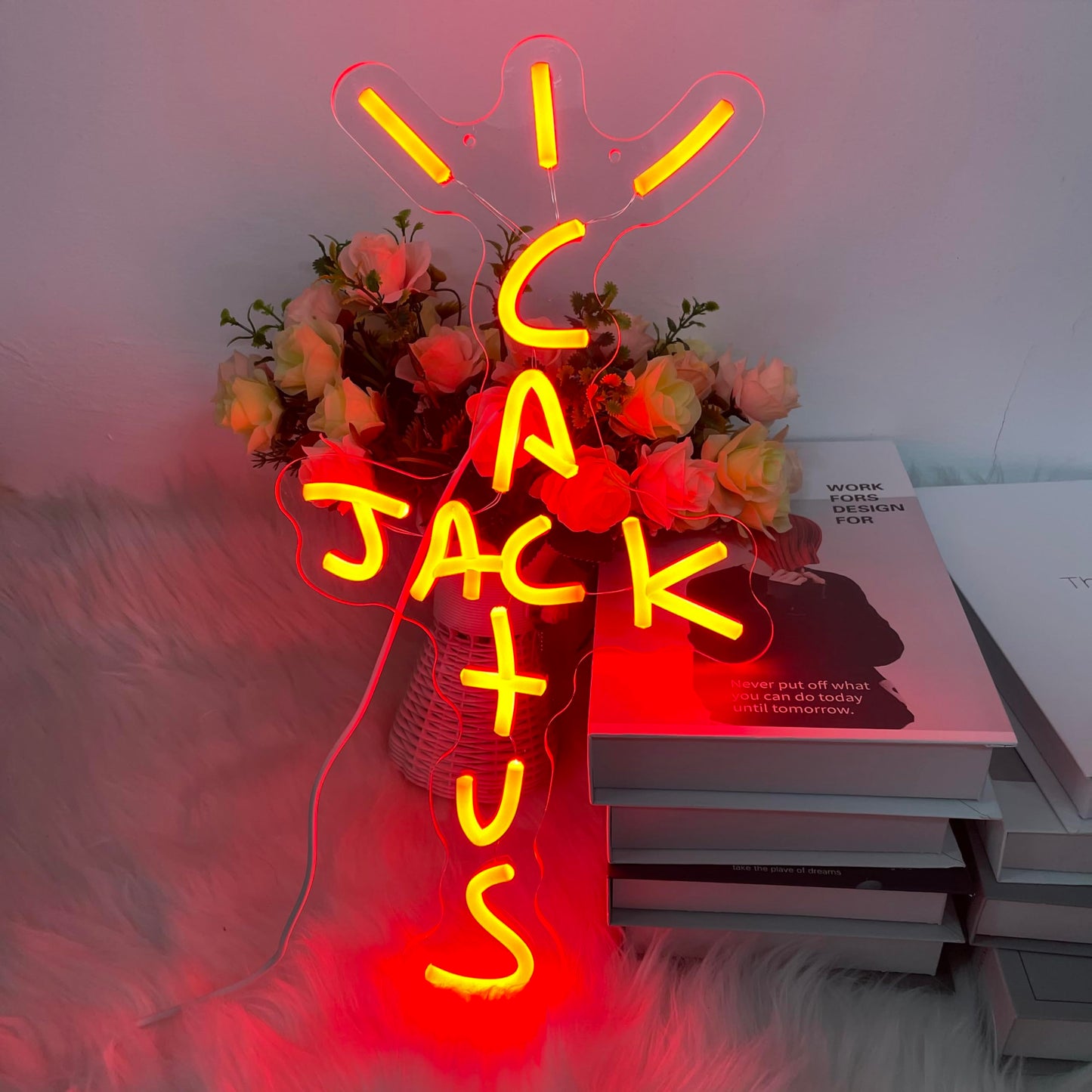 Cactus Jack LED Neon Sign (40cm x 20cm)