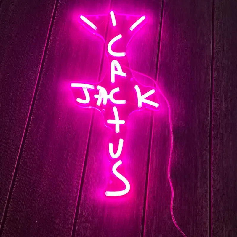 Cactus Jack LED Neon Sign (40cm x 20cm)