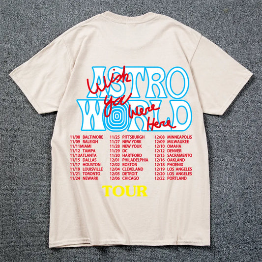Travis Scott Astroworld Tour Tee Shirt